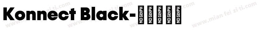 Konnect Black字体转换